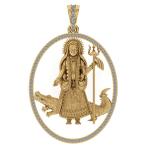 Khodiyar Maa Pendant 3D CAD File Gold Jewellery Design