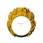 Mahadev Shiva Rings Lord Shiva Gold Rings 3D Cad File