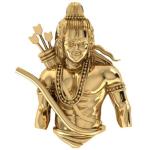 Ram Ji Gold Pendant For Men 3D Cad file