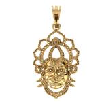 Good Hanuman Ji 3D Pendant Cad File