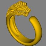 Panther Men's Ring 3D Ring Models STL Files