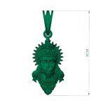 Hanuman Ji Mahraj Gold Pendant 3DM Cad File