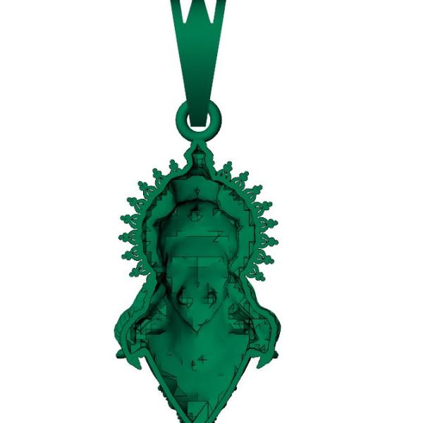 Hanuman Ji Mahraj Gold Pendant 3DM Cad File