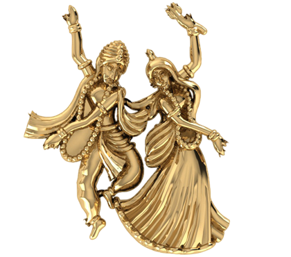 Dancing Radha Krishna